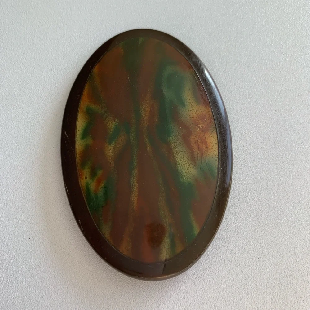 Vintage Belt Buckle with possible End of Day Bakelite